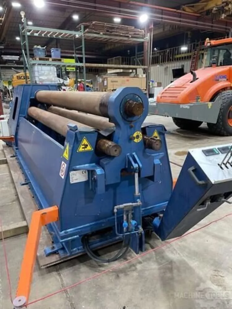 10' x 1/4" Faccin #DP3-3123, 3-roll double pinch plate bending roll, 8.5" top roll, 2014 - Image 3
