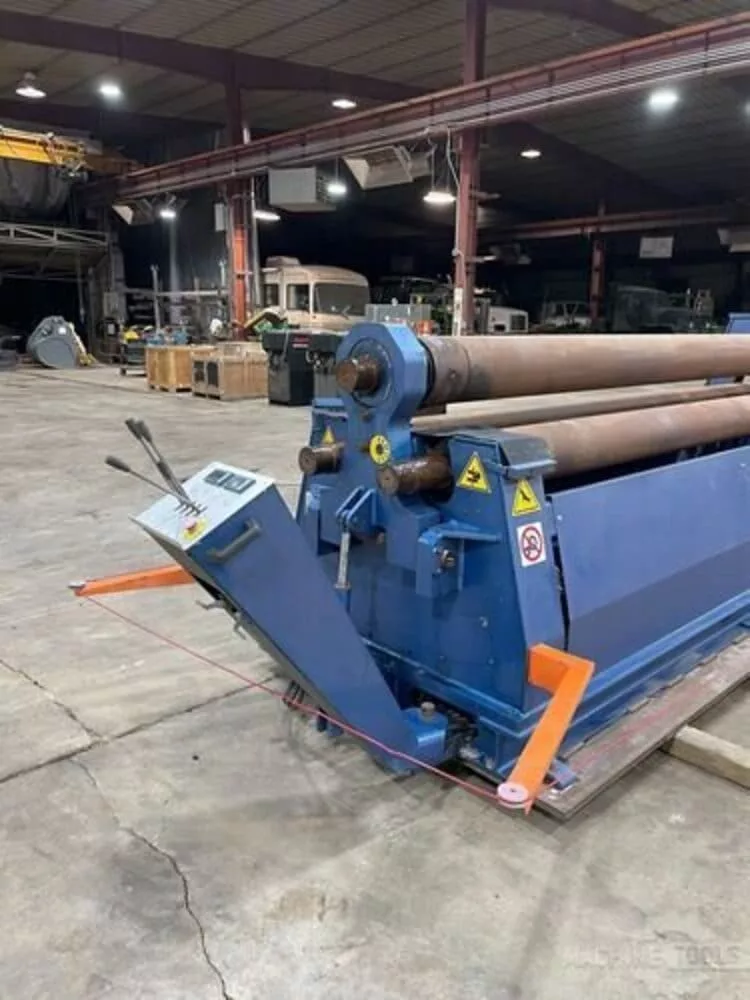 10' x 1/4" Faccin #DP3-3123, 3-roll double pinch plate bending roll, 8.5" top roll, 2014 - Image 4