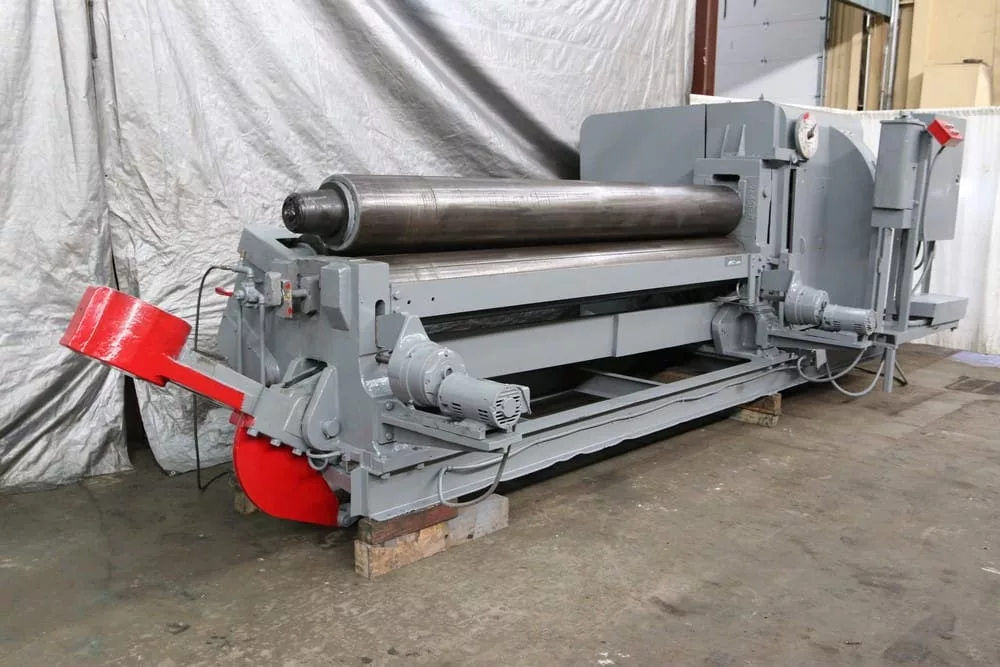 10' x .547" Bertsch #M-10240, plate bending roll, 13" rolls, boiler duty rated - Image 1