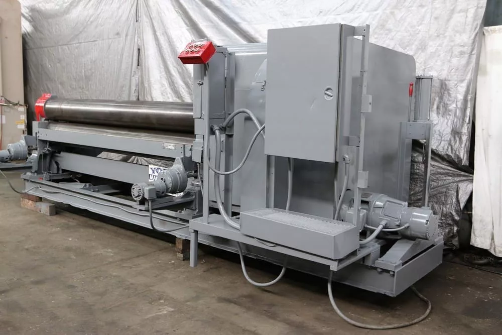 10' x .547" Bertsch #M-10240, plate bending roll, 13" rolls, boiler duty rated - Image 2