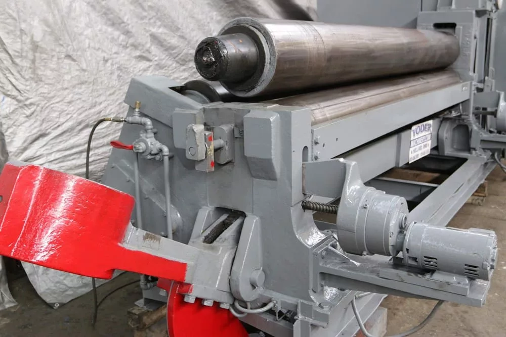 10' x .547" Bertsch #M-10240, plate bending roll, 13" rolls, boiler duty rated - Image 5