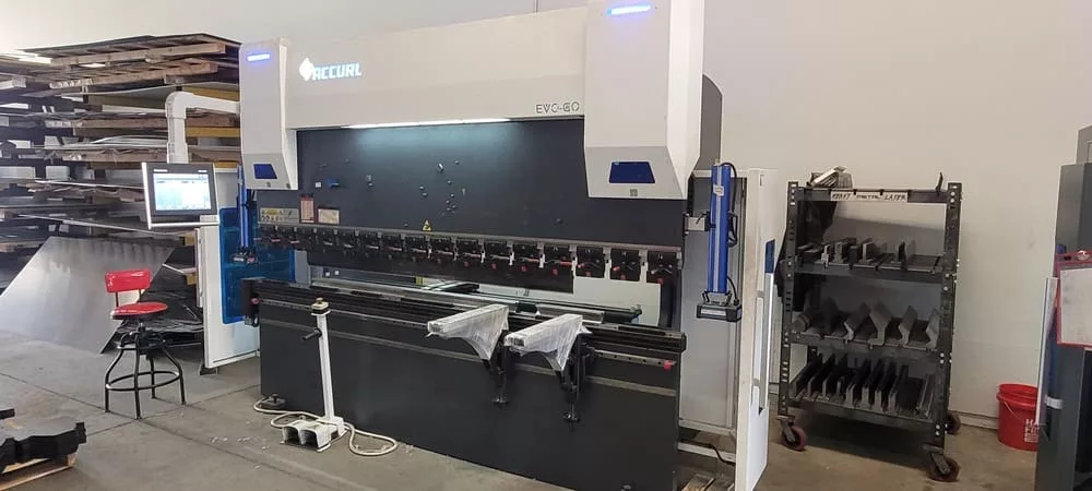150 Ton, Accurl #Genius-Pro-B32135, CNC hydraulic press brake, 10' overall, 7.87" stroke, Delem 58T 2D CNC - Image 1