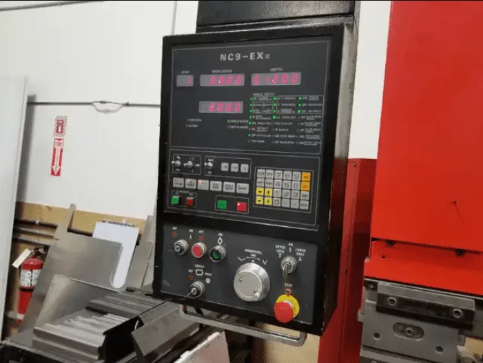 50 Ton, Amada #FBD-5020E, CNC hydraulic press brake, 6.5' overall, 66" between housing, 4" stroke, NC9EX - Image 3