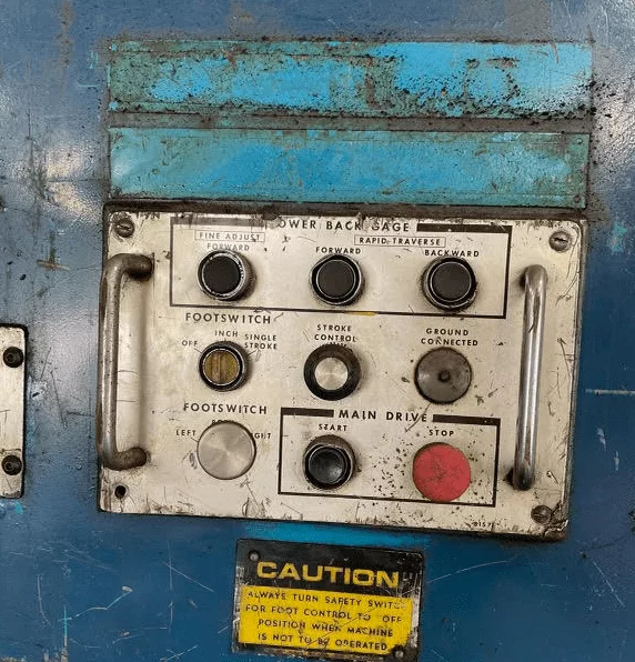 1/2" x 10' Cincinnati #Century, power squaring shear, push button control - Image 2