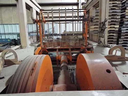 30 Ton, Brown #T-310, vertical trim press, 12.25" x 40" window opening, 13.5" max stroke, variable speed drive - Image 3