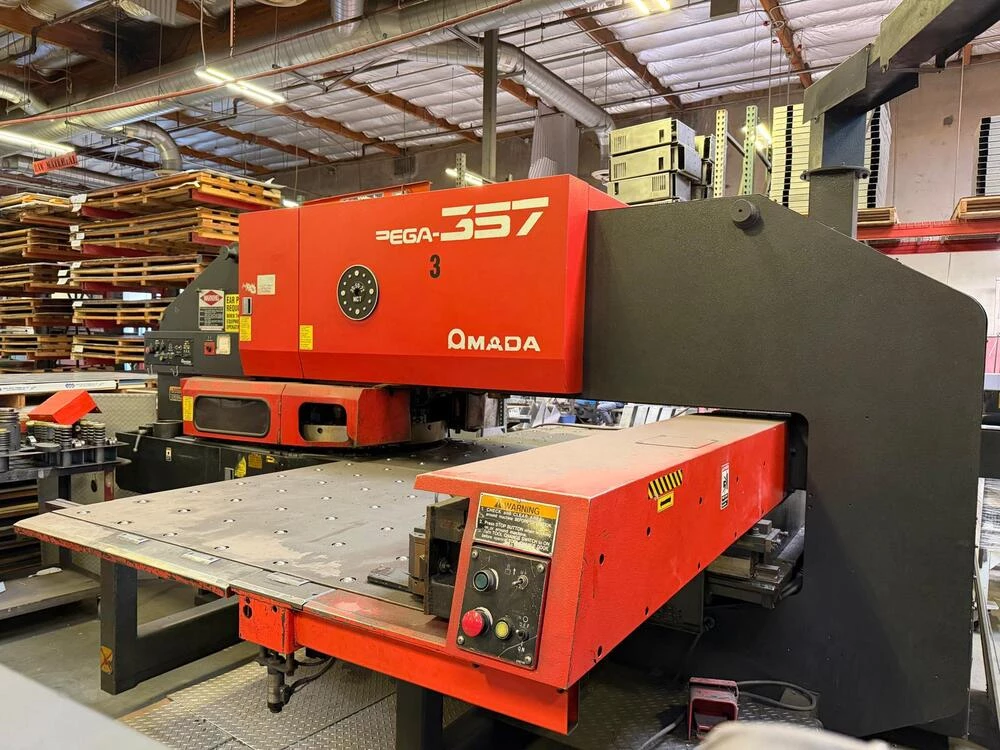 33 Ton, Amada #Pega 357, CNC Turret Punch, 58 Stations, 50" x 72" Travels, 1/4" Capacity, 04PC Control, 1997 - Image 6