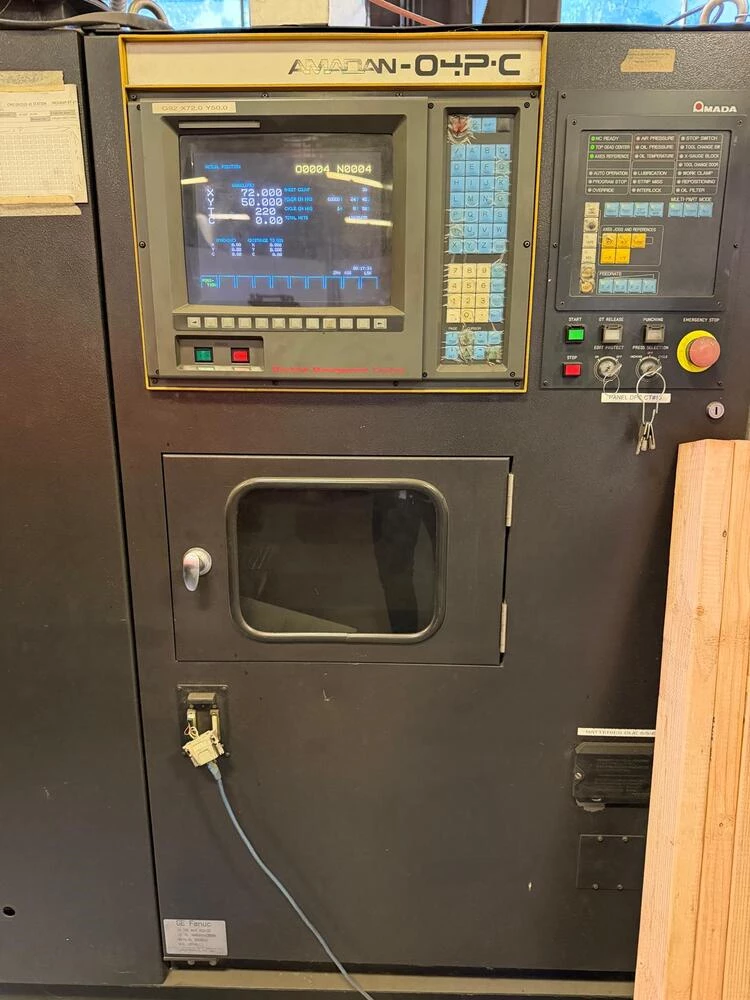 33 Ton, Amada #Pega 357, CNC Turret Punch, 58 Stations, 50" x 72" Travels, 1/4" Capacity, 04PC Control, 1997 - Image 10