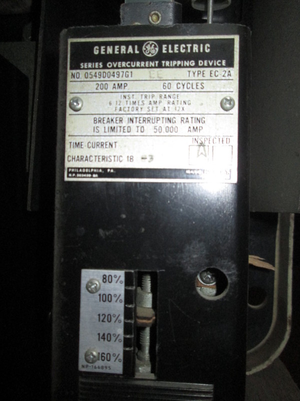 225 Amps, General Electric, AK-2-15-2, manually operated, F/M - Image 3