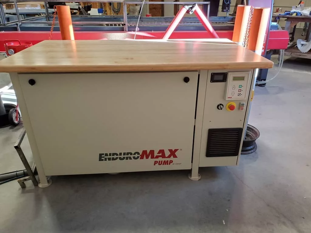 Omax #Maxiem-1530, CNC waterjet cutting system, 5.2' x 10' table, 40 HP pump, 60,000 PSI, Intelli-Max - Image 10