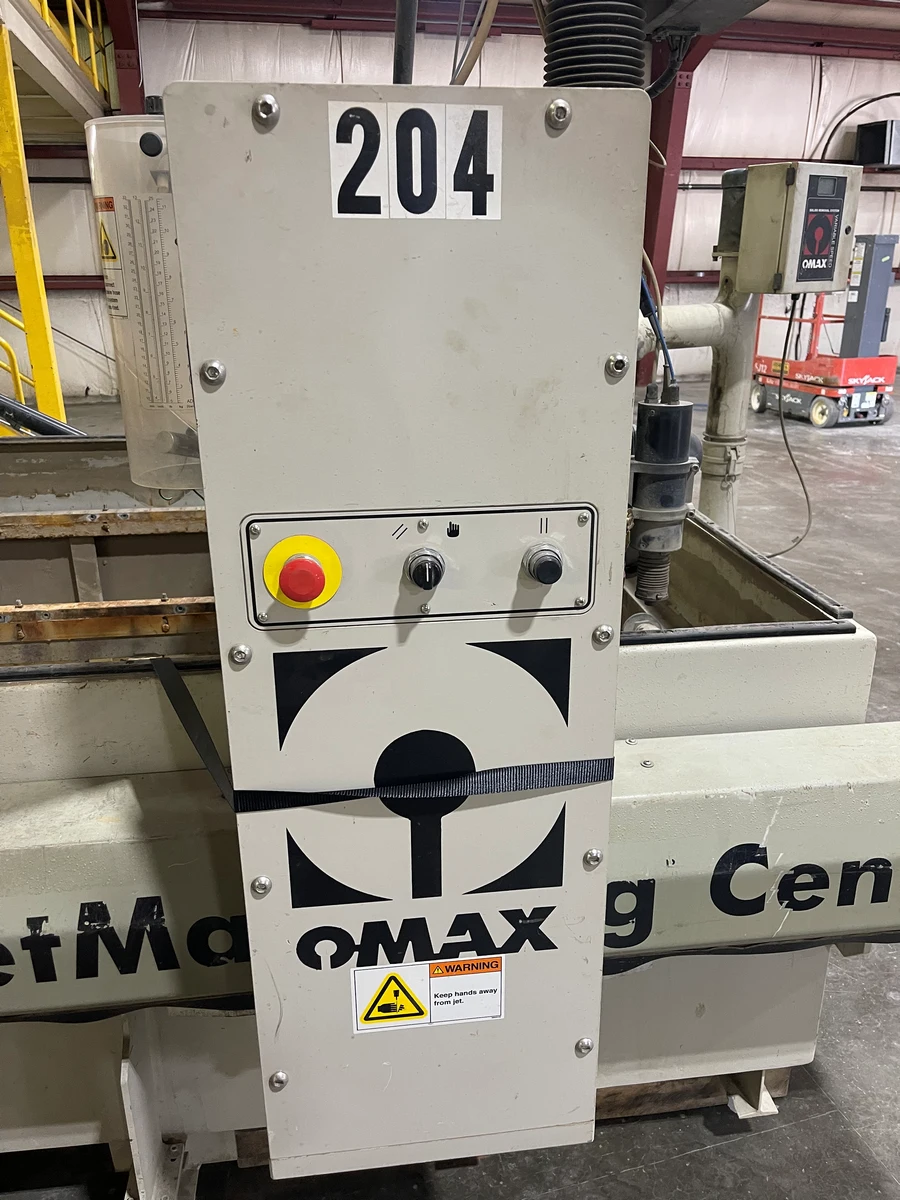 Omax #60120, CNC waterjet cutting system, 6.5' x 12' table, 40 HP pump, 60,000 PSI, Omax PC Control, 2019 - Image 4