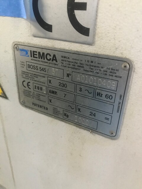Iemca Boss #545/37, Bar Feed, 3/16"- 1-5/8" diameter, 146" L - Image 6