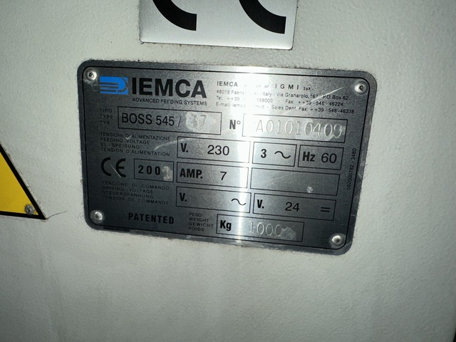 Iemca Boss #545/37, Bar Feed, 3/16"- 1-5/8" diameter, 146" L - Image 7