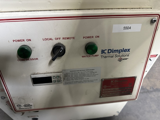 0.5 Ton, Dimplex Thermal Solutions #50AC, Chiller, 6000 BTUH, R-22, 20 GPM - Image 7
