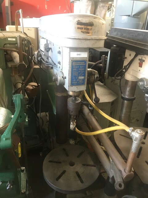 14" Continental #DPF-14-16, Floor Drill Press, 200-3630 RPM, 12" table, 5/8" chuck, 3/4 HP - Image 1