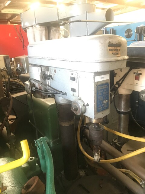 14" Continental #DPF-14-16, Floor Drill Press, 200-3630 RPM, 12" table, 5/8" chuck, 3/4 HP - Image 3