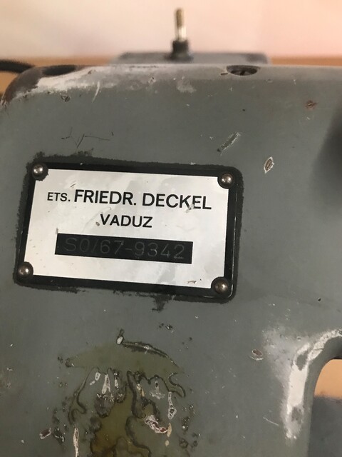Deckel #SO, Single Lip Tool Grinder, 5/8" capacity, 4500 RPM, - Image 4