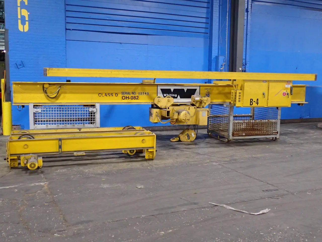 10 Ton, Yale #CEW10X20RT14D4, Bridge Crane, 1725 RPM, 1/2 HP, 13.3 A - Image 2