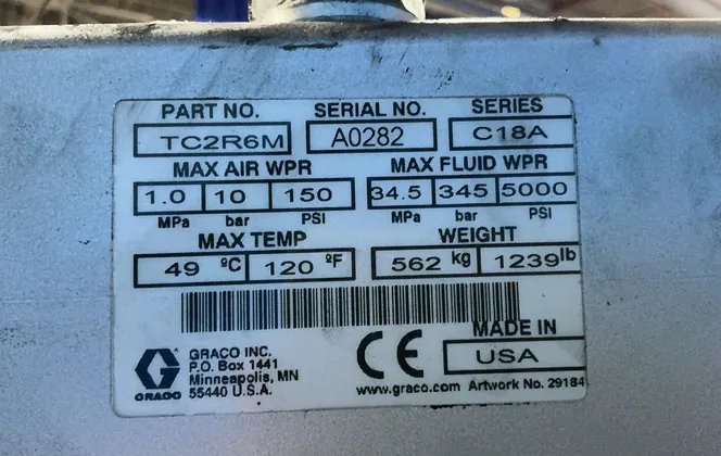 Graco #C18A, Sealer Pump - Image 9