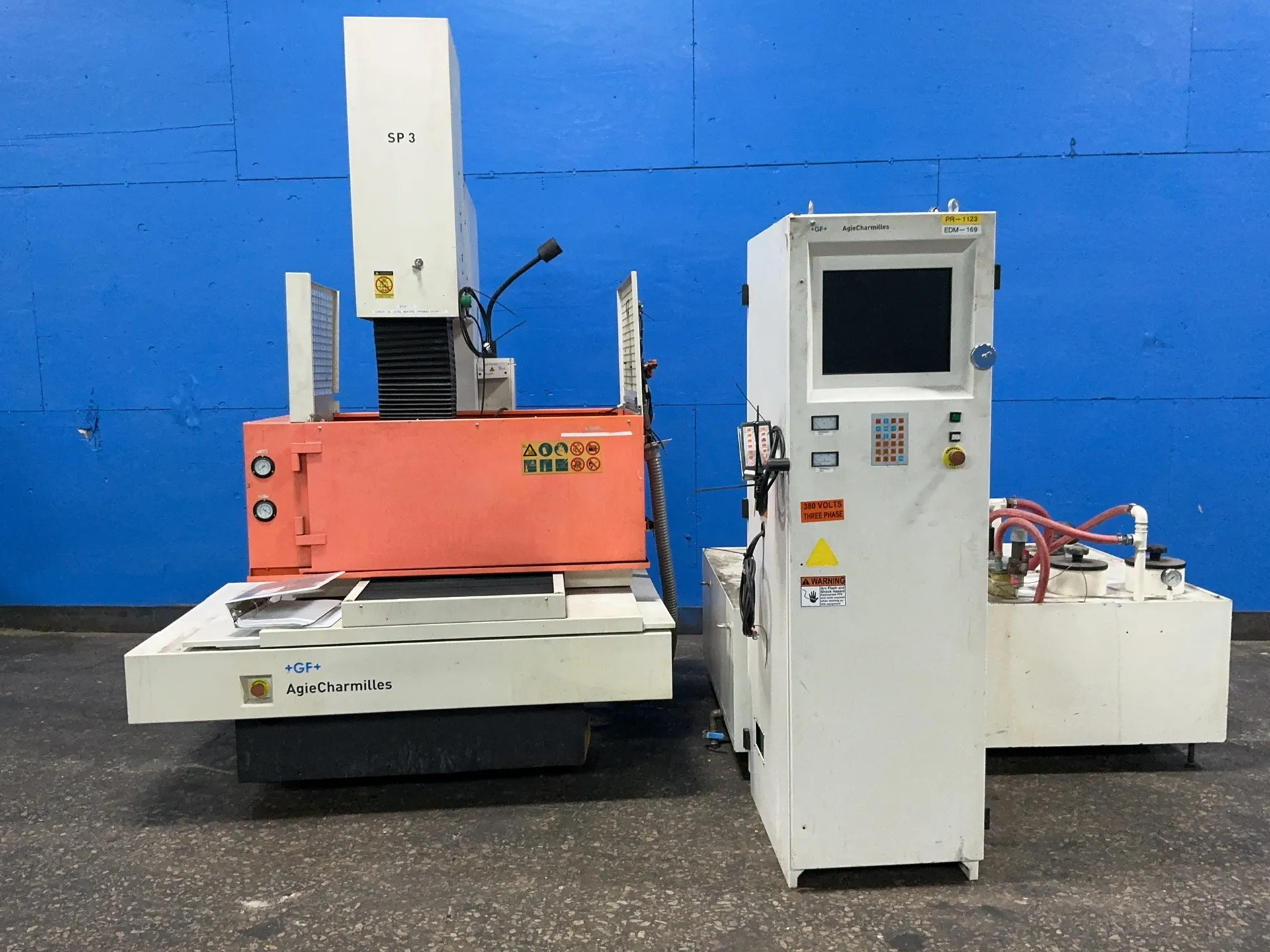 Agie Charmilles #EDM SP 3, Sinker Electrical Discharge Machine, 10 KVA, 15.2 A, 2011 - Image 2