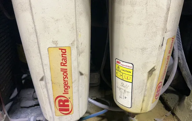 140 CFM, 150 Psig, Ingeroll Rand #IRN40H-TAS-HV, Rotary Screw Air Compressor, 40 HP, 5300 RPM - Image 9