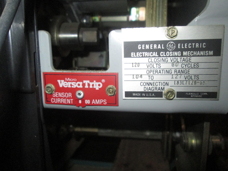 800 Amps, General Electric, akr- 7d-30, electrically operated, drawout, No Trip Unit - Image 3