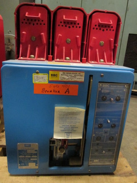 800 Amps, Brown Boveri, LKE-8, manually operated, drawout - Image 1