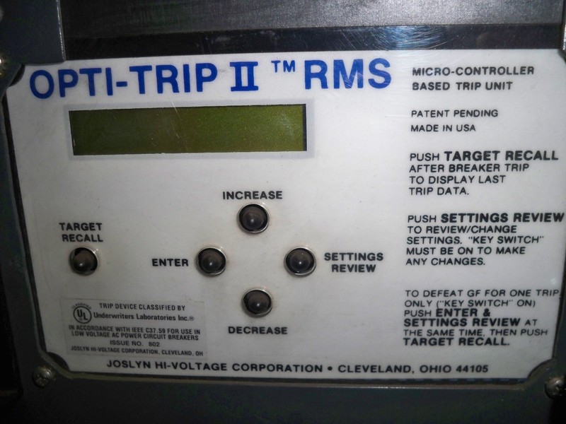 1600 Amps, Westinghouse, DS-416S, manually operated, drawout - Image 3