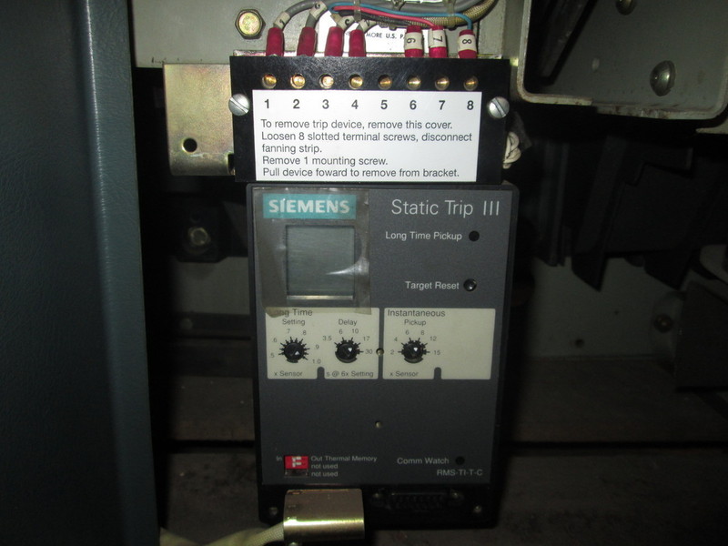1600 Amps, Allis-Chalmers, LA-1600, electrically operated, manually operated, drawout - Image 2