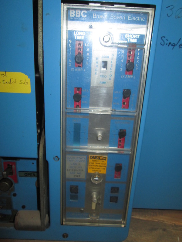 2500 Amps, Brown Boveri, LK-25, manually operated, drawout - Image 3