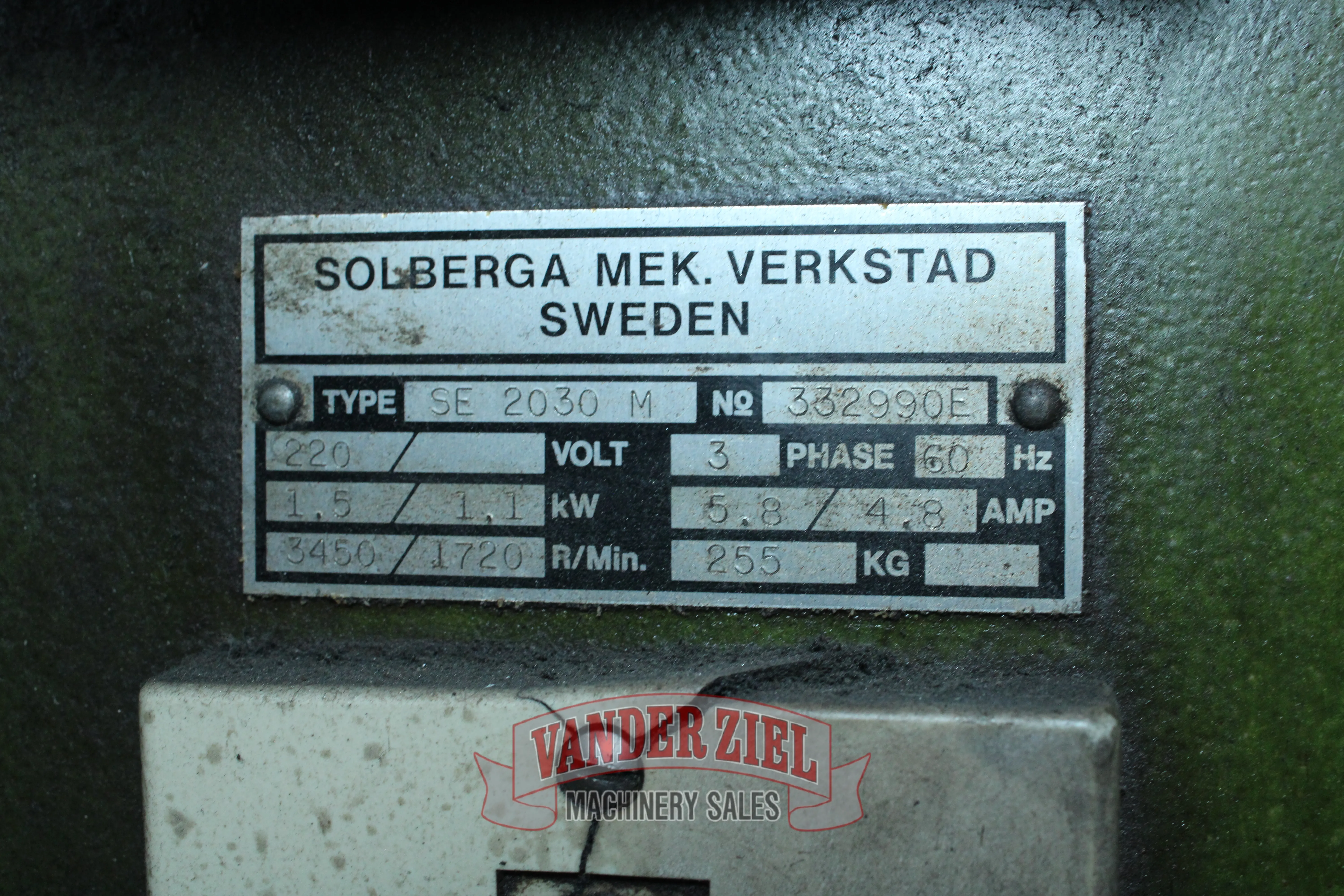 Solberga #SE2030M, Drill Press - Image 6