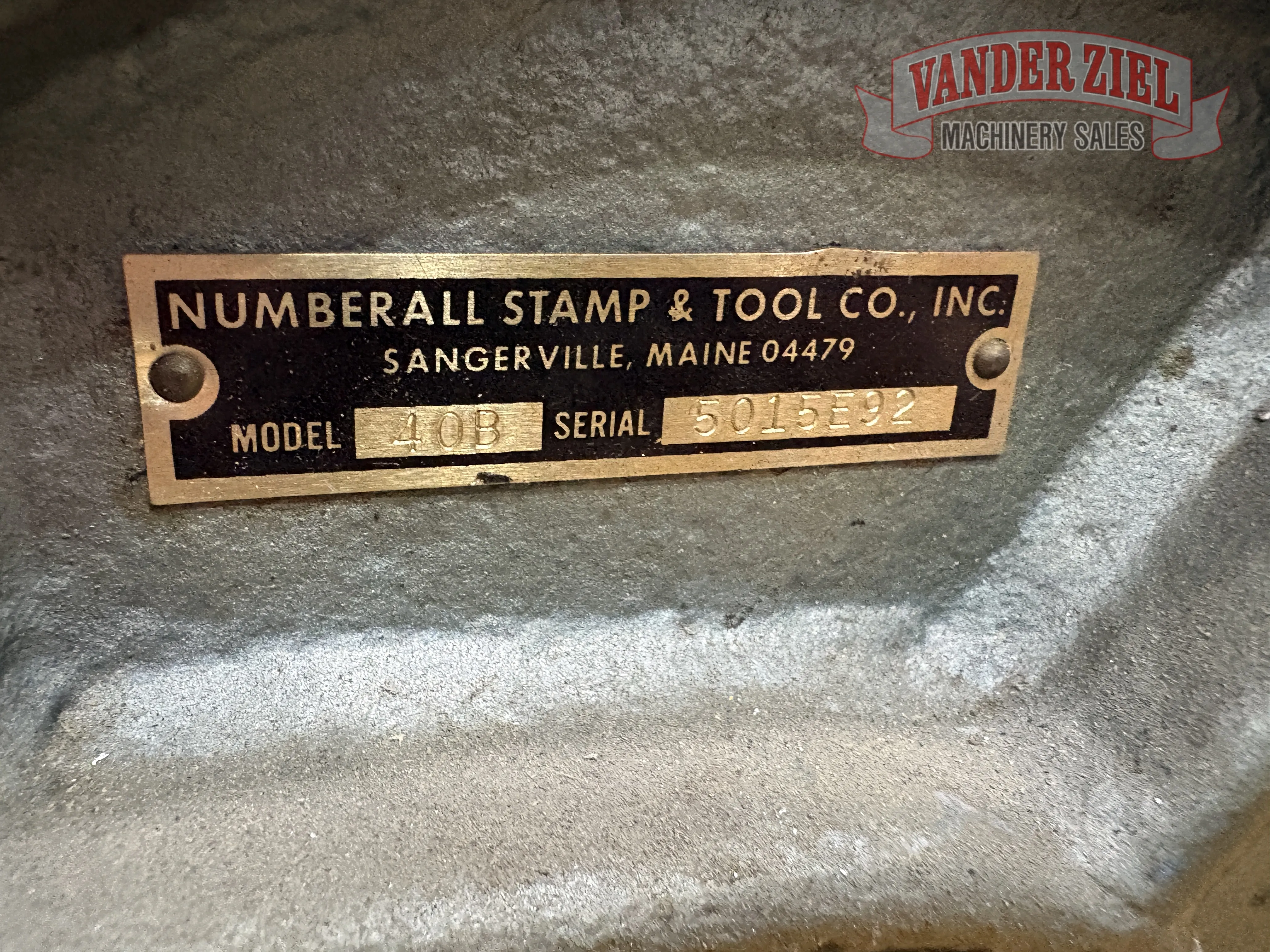 Numberall #40B, Number Stamping Machine - Image 6
