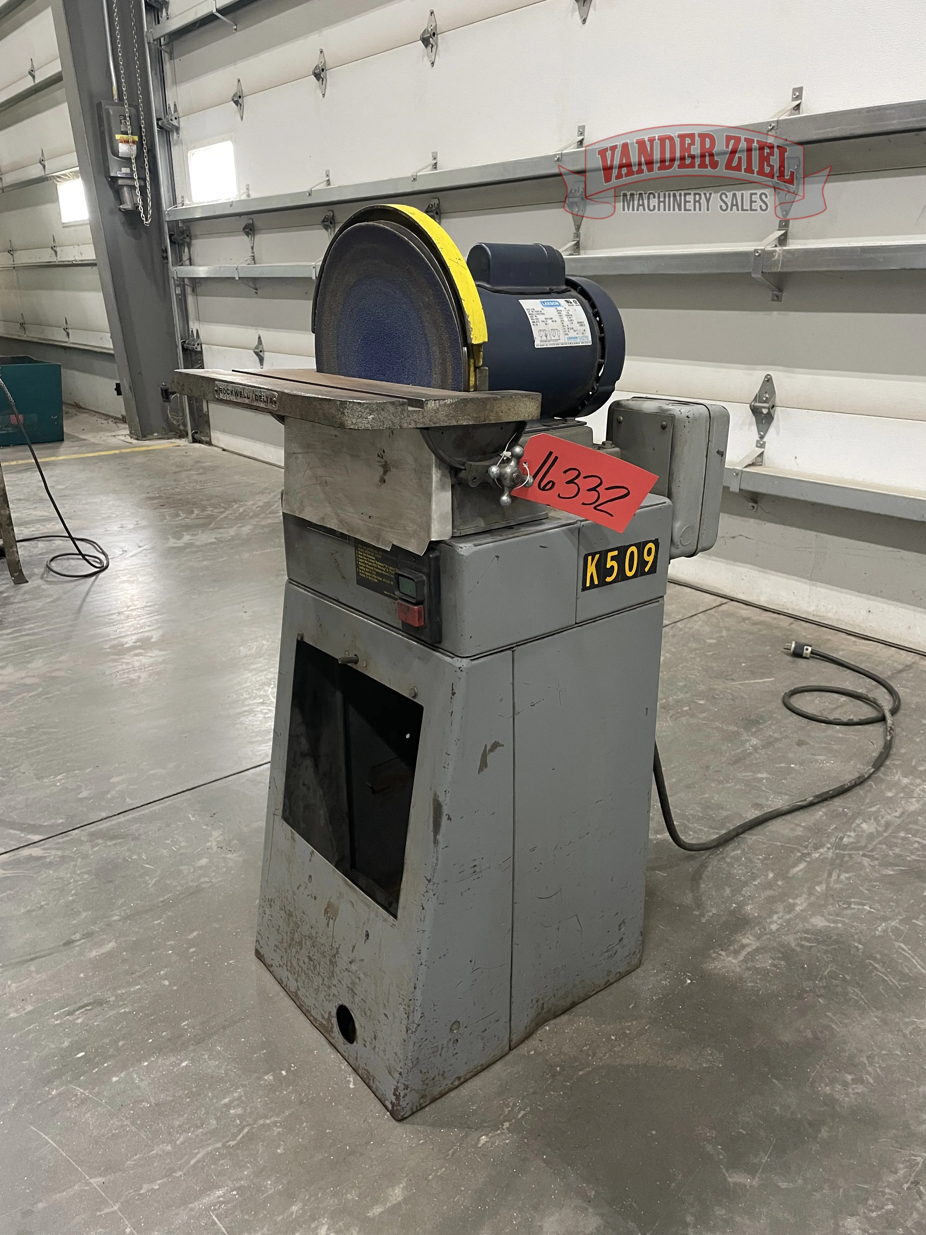 12" Rockwell Delta #31-122, Disc Sander - Image 1