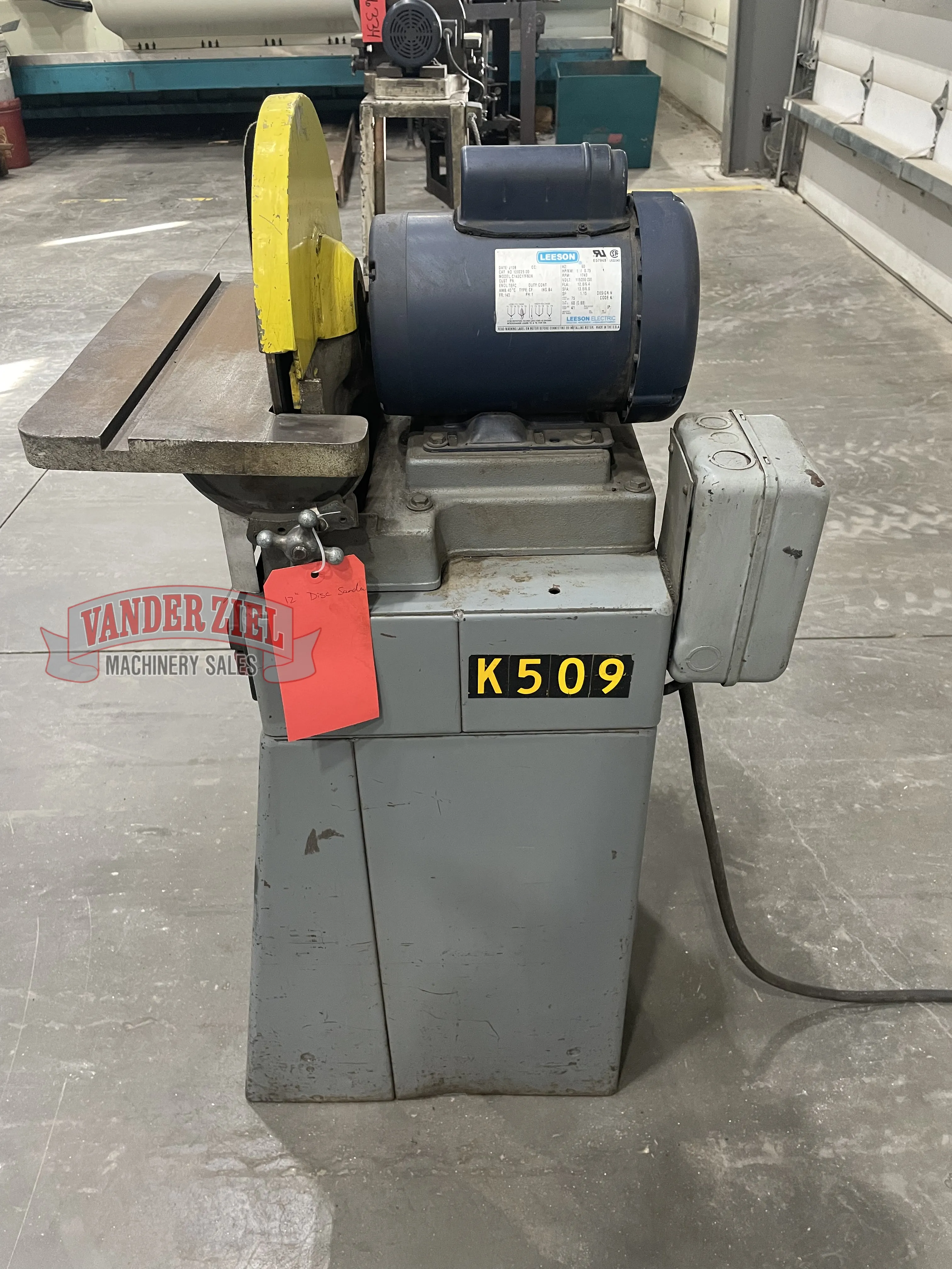 12" Rockwell Delta #31-122, Disc Sander - Image 4