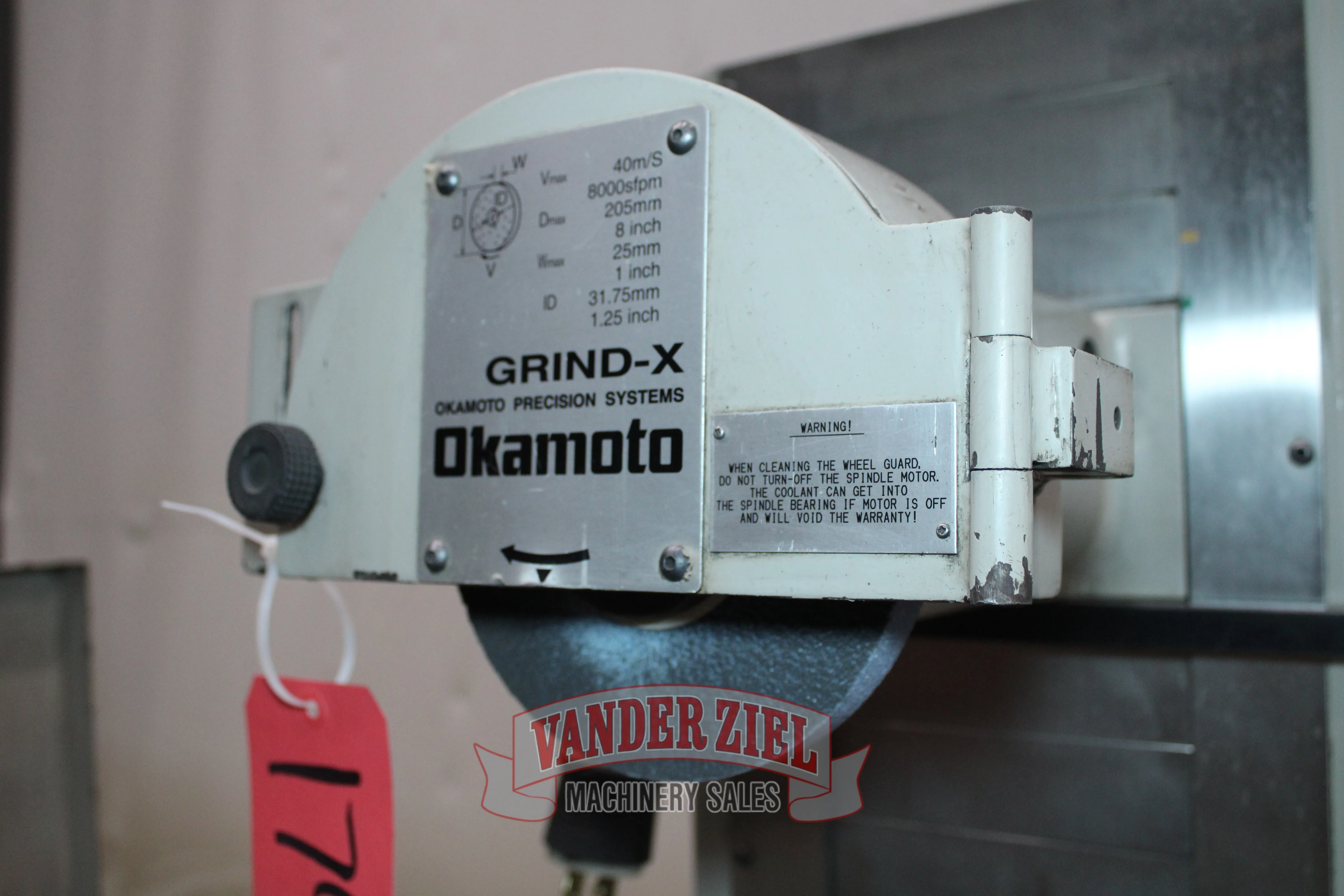 6" x 18" Okamoto Hydraulic Surface Combustion Grinder - Image 2
