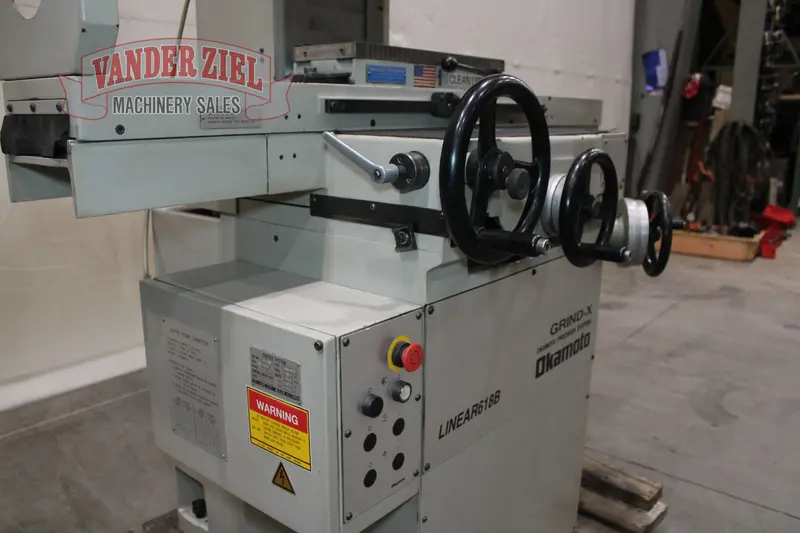 6" x 18" Okamoto Hydraulic Surface Combustion Grinder - Image 5