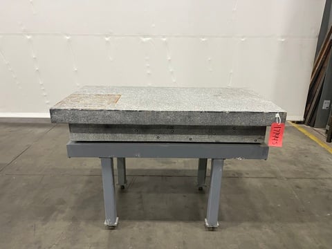 3 6" x 48" x 6" Starrett Granite Surface Combustion Plate - Image 1