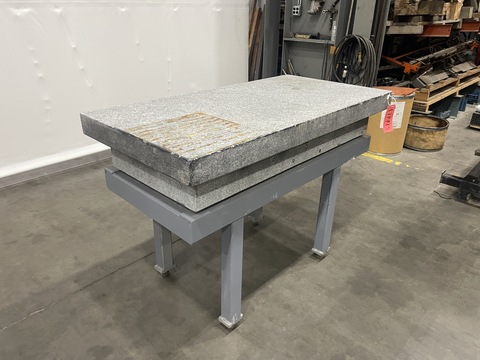 3 6" x 48" x 6" Starrett Granite Surface Combustion Plate - Image 2
