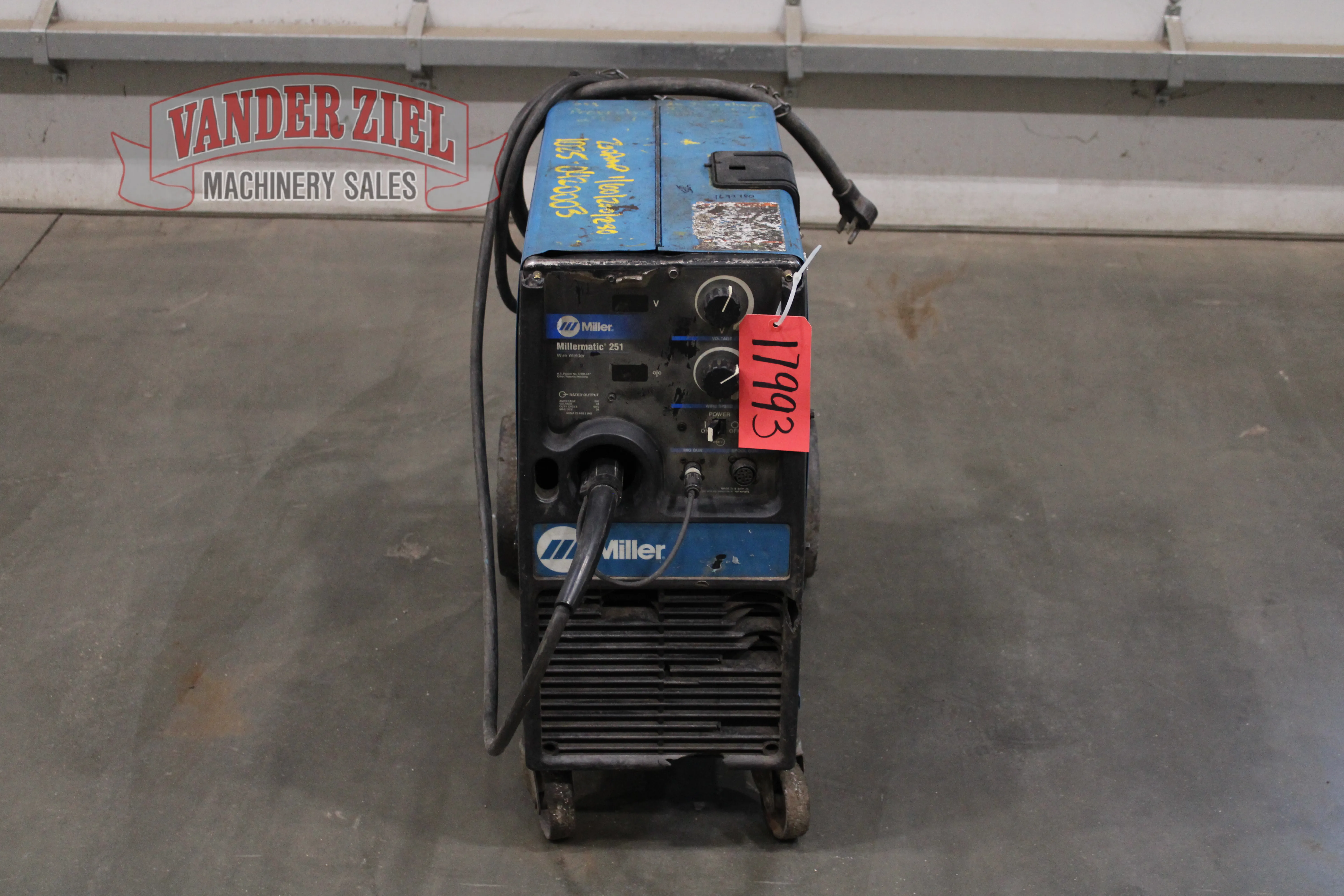 Miller #Millermatic-251, Wire Welder, 200/230 V., 1 Ph., 60 Hz. - Image 3