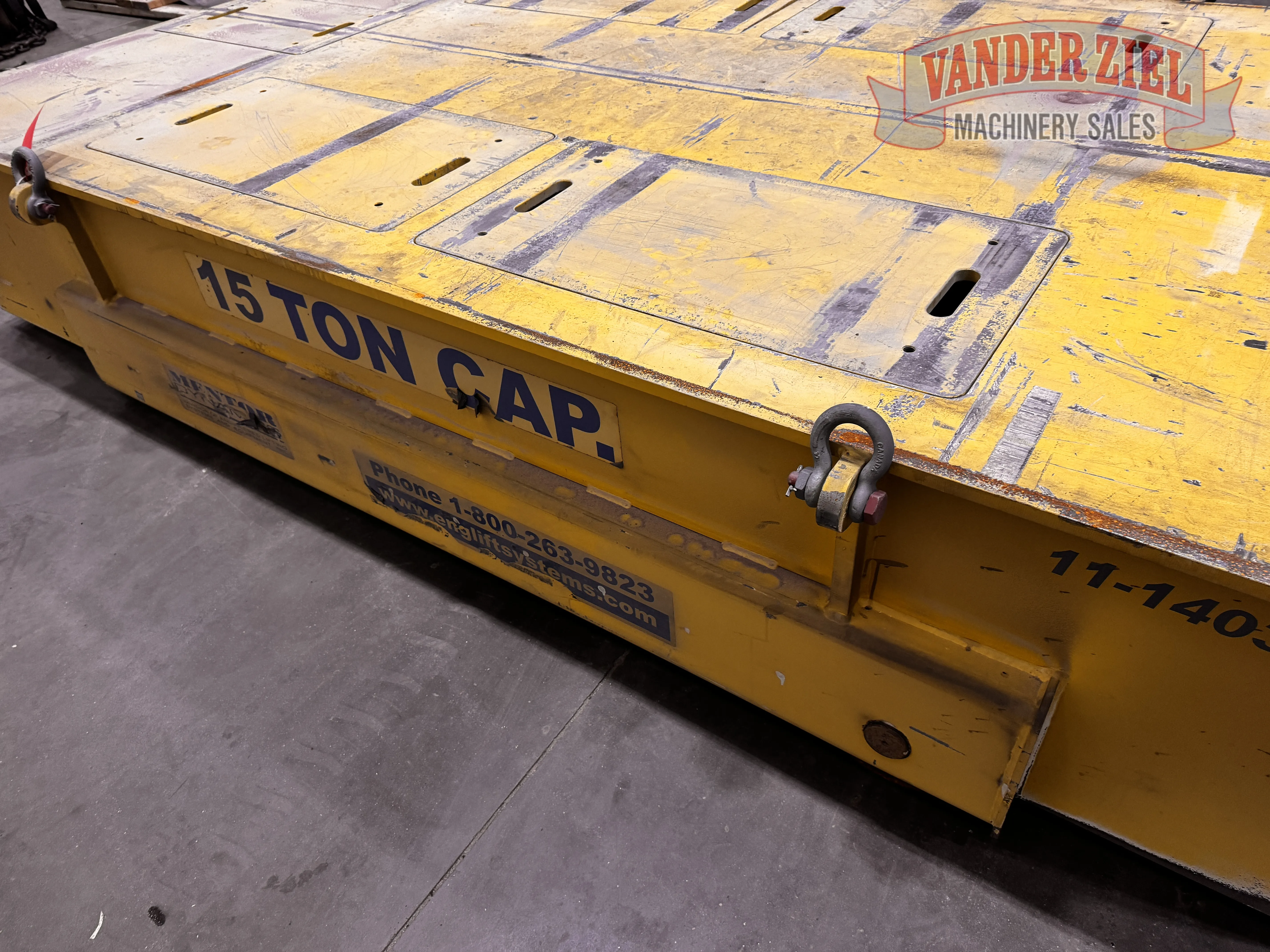 30,000 lb. Engineered Lifting Systems #TCS-30000-10-16, Die Transfer Cart - Image 2