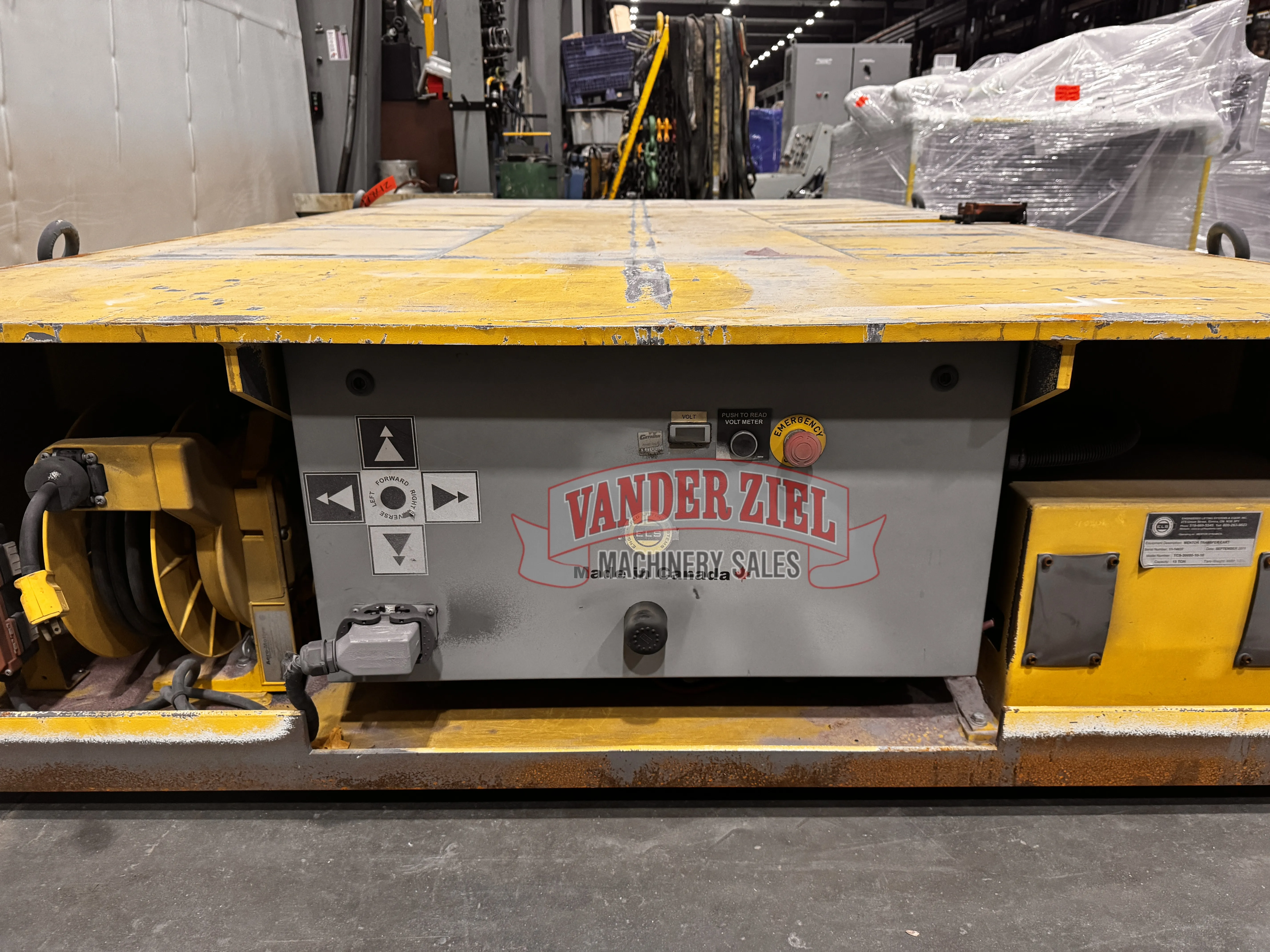 30,000 lb. Engineered Lifting Systems #TCS-30000-10-16, Die Transfer Cart - Image 10