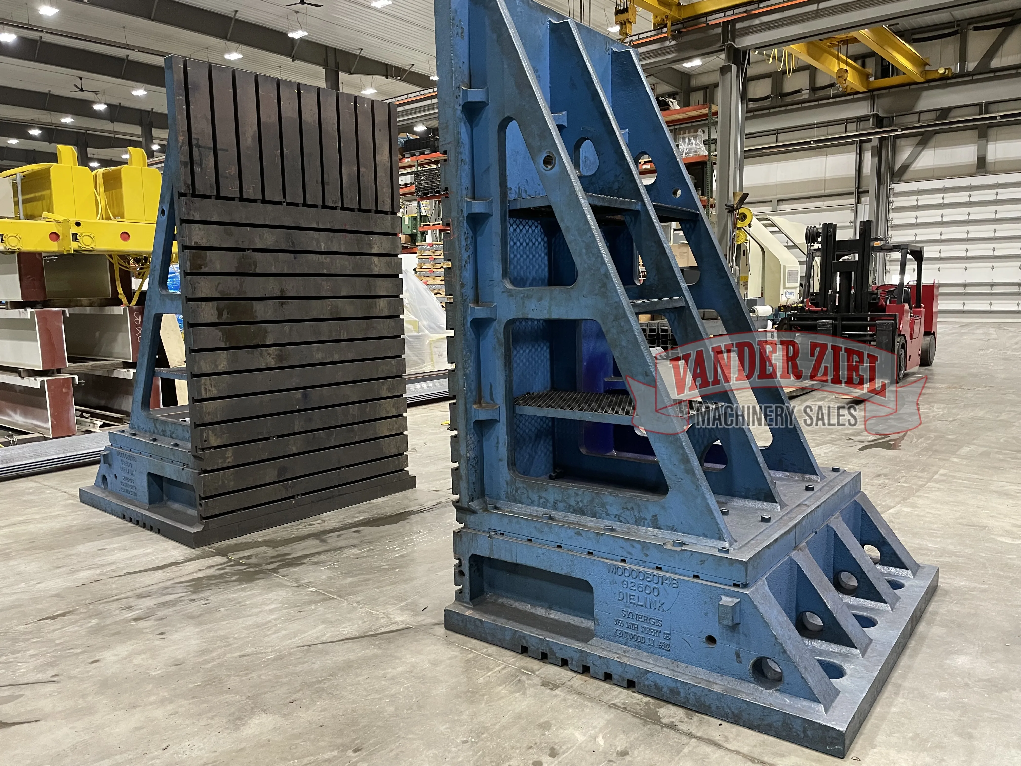 114" x 66" DieLink Synergis Angle Plates, Pair, 1-1/8" T-Slots on 6" Centers - Image 6
