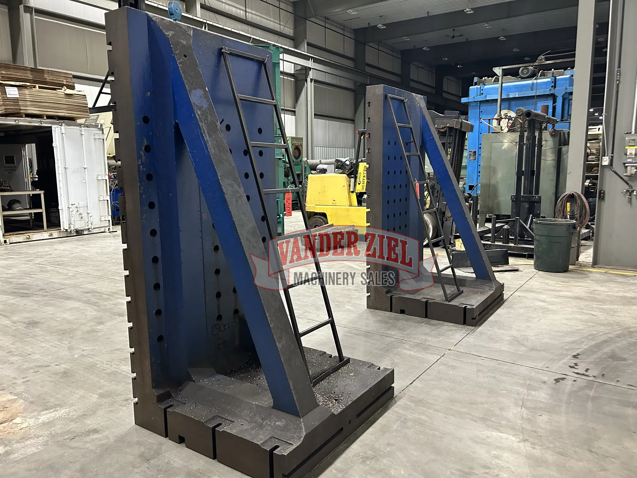 45" x 90-3/4" Betz Angle Plates, Pair, 45" Depth, 1-1/8" T-Slots on 6" Centers - Image 6