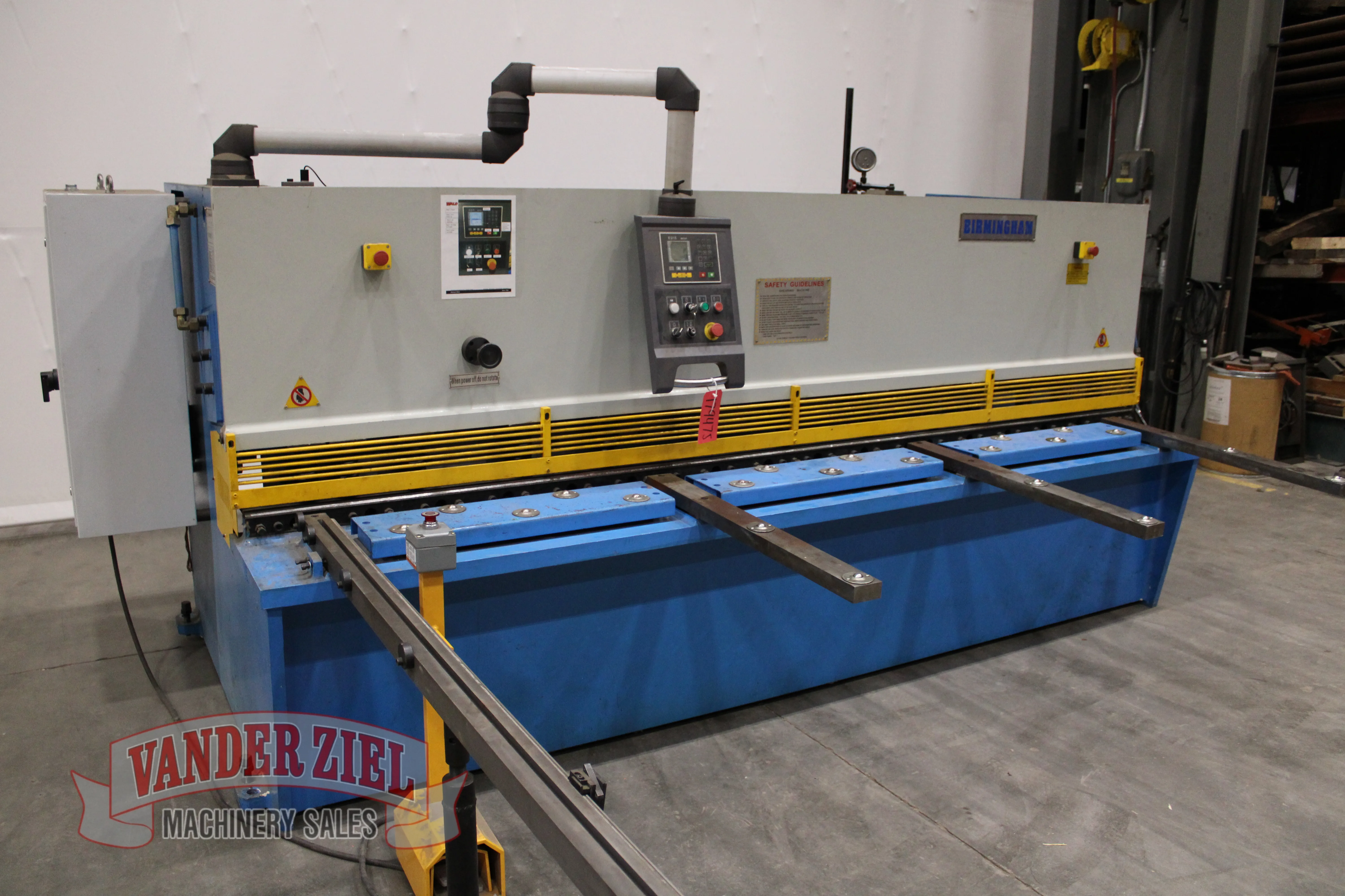 1/4" x 10' Birmingham #H-1035-C, Power Squaring Shear, 24" Backgauge, 10 HP, 2016 - Image 9