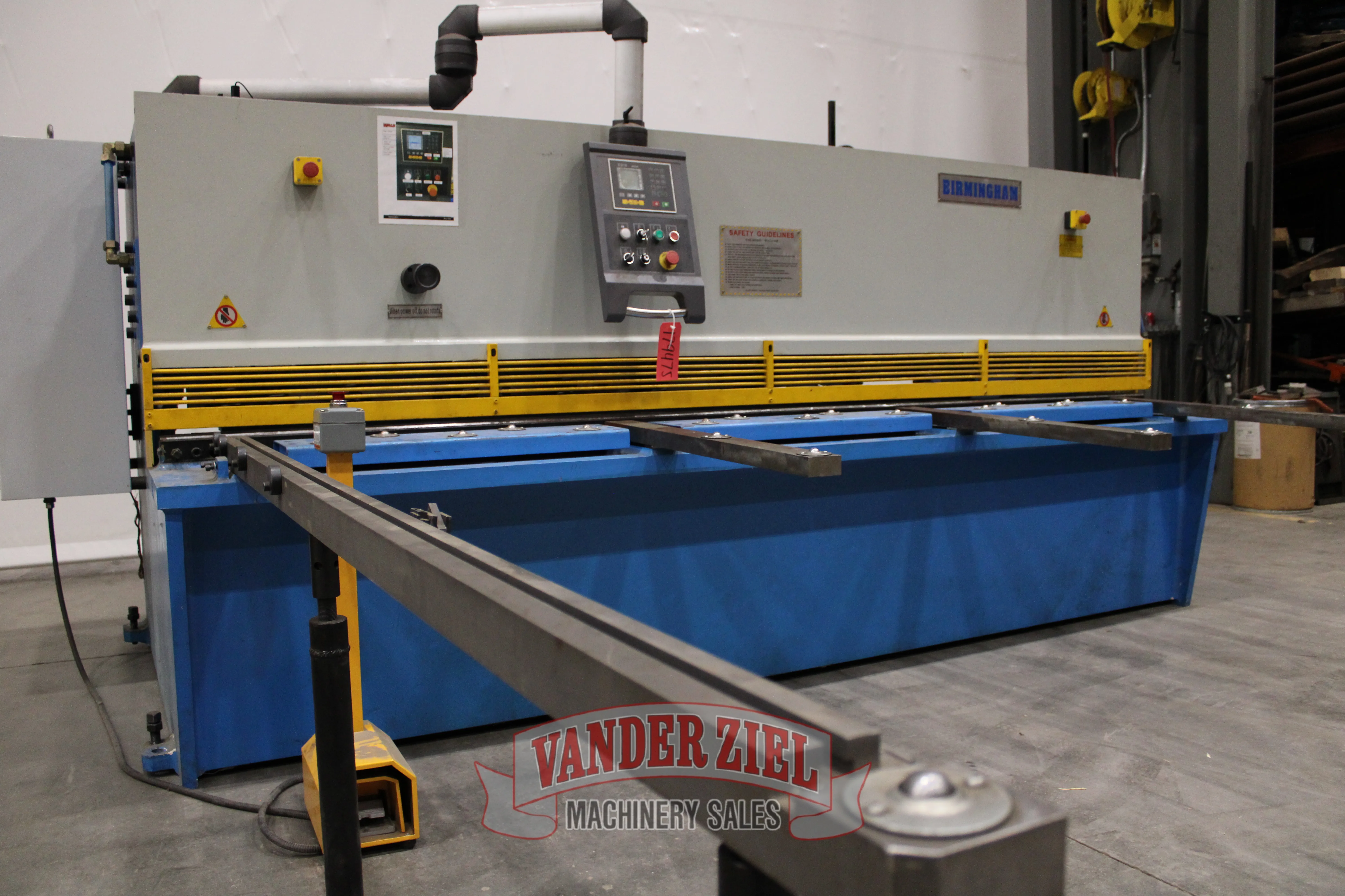 1/4" x 10' Birmingham #H-1035-C, Power Squaring Shear, 24" Backgauge, 10 HP, 2016 - Image 10