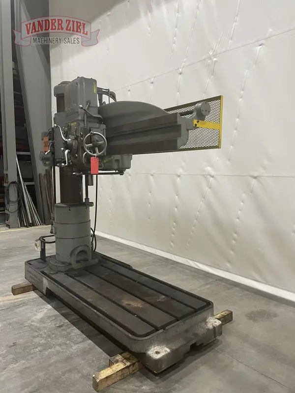 5' - 11" Carlton #1A, Radial Drill, 12" Spindle Travel, 2-1/2" Spindle diameter, #4 MT - Image 3