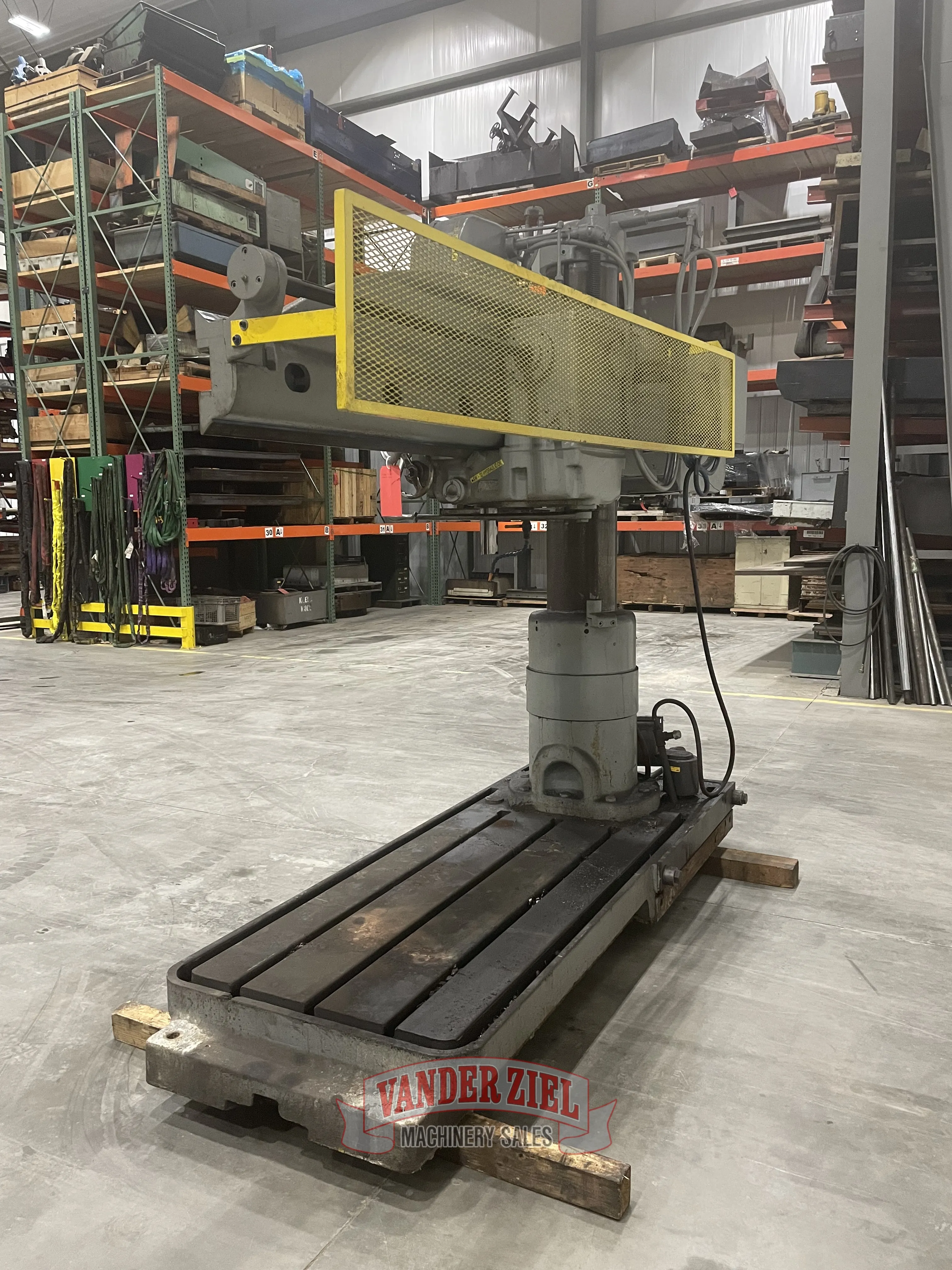5' - 11" Carlton #1A, Radial Drill, 12" Spindle Travel, 2-1/2" Spindle diameter, #4 MT - Image 4