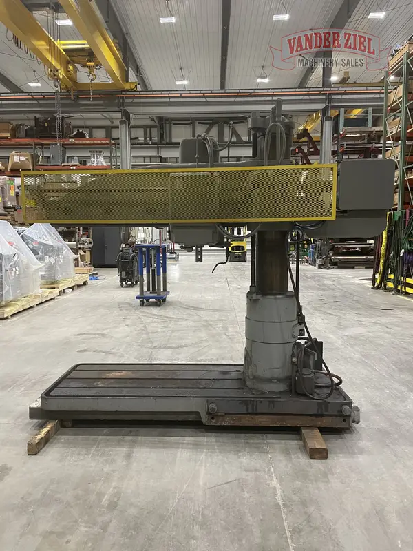 5' - 11" Carlton #1A, Radial Drill, 12" Spindle Travel, 2-1/2" Spindle diameter, #4 MT - Image 6