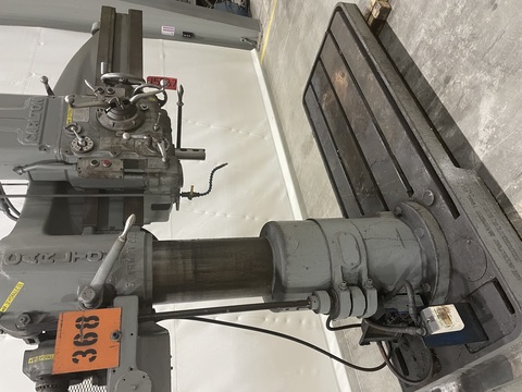 5' - 11" Carlton #1A, Radial Drill, 12" Spindle Travel, 2-1/2" Spindle diameter, #4 MT - Image 7