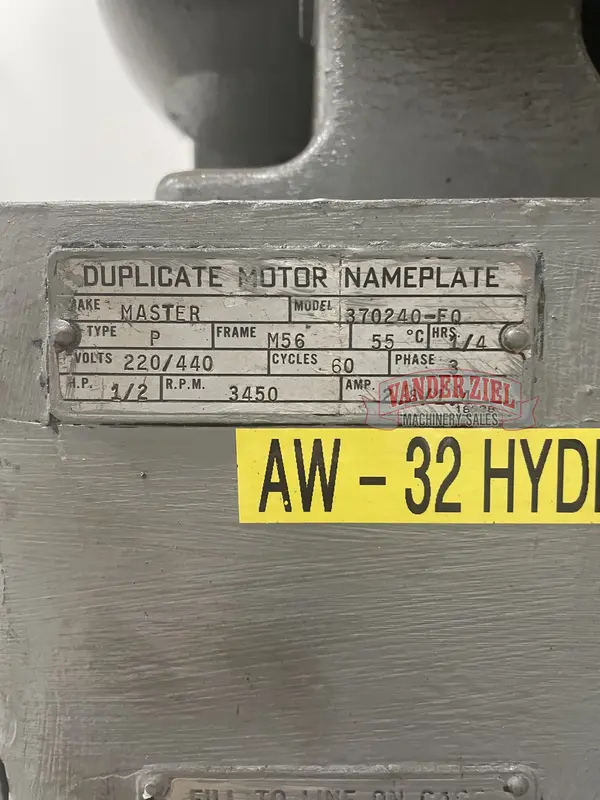 5' - 11" Carlton #1A, Radial Drill, 12" Spindle Travel, 2-1/2" Spindle diameter, #4 MT - Image 8