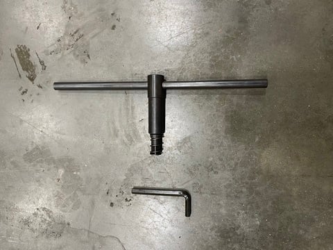 25" BTC 3-Jaw Scroll Chuck, 12.5" Bore, A1-20 Mount, Reversible Top Jaws, 2-Piece, NEW - Image 6
